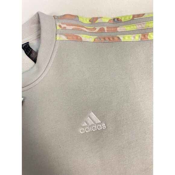 Adidas Floral Graphic 2 Stripes Fleece Dress NWT Small Medium - Picture 7 of 8